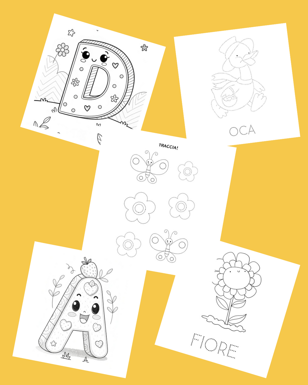 ABC in Festa: Scopri, Impara e Colora!